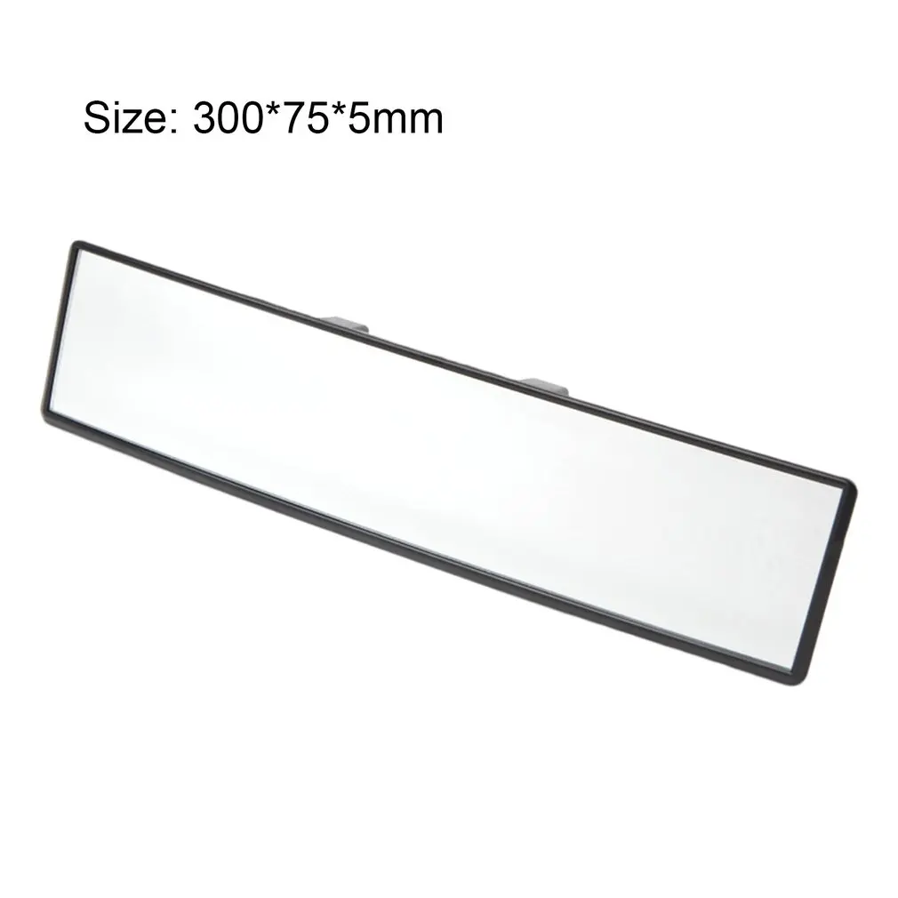 

Universal 300mm Car Rear Mirror Wide-angle Rearview Mirror Auto Wide Convex Curve Interior Clip On Rear View Mirror