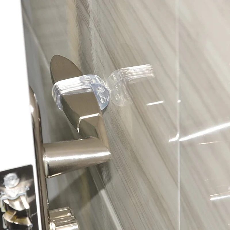 1 шт. прозрачная настенная Защитная насадка на дверь