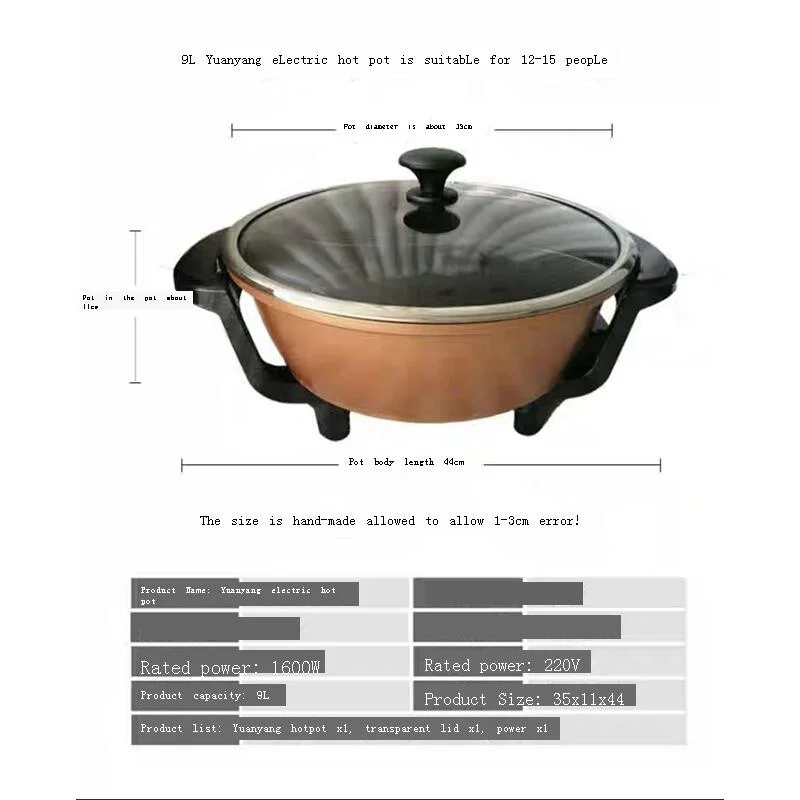 elektrik equipment aparato de cocina mutfak elektrikli ev aletleri electrical kitchen appliance electric skillet free global shipping