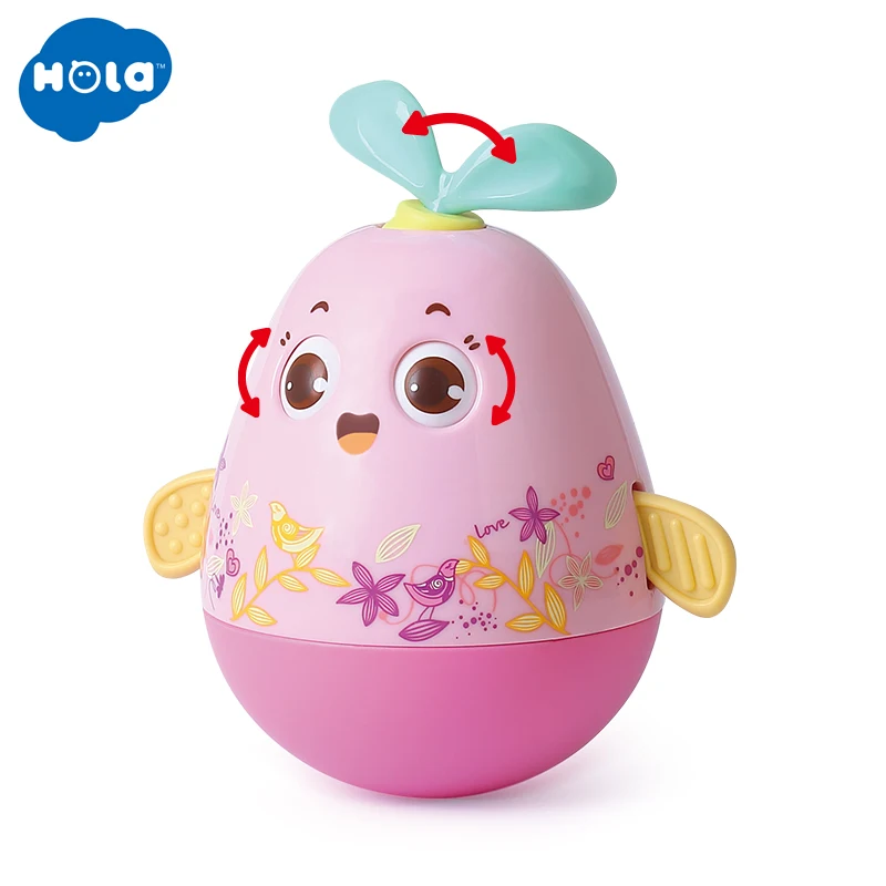 HOLA игрушки 3133 детские для новорожденных кивая неваляшки Детское кольцо колокол
