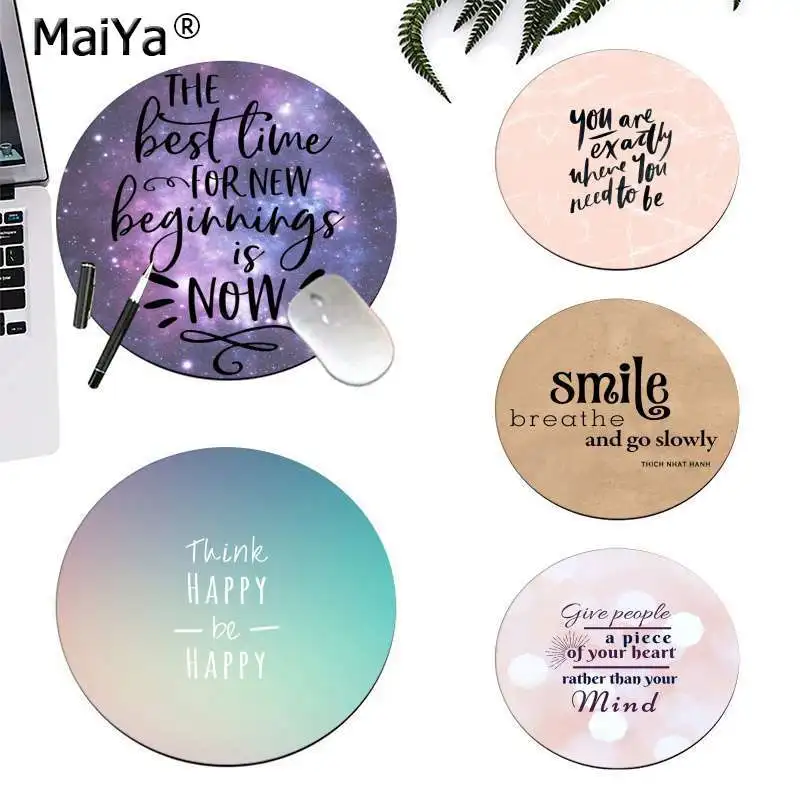 

Высококачественный уникальный Настольный коврик MaiYa с мотивационными цитатами, игровой коврик для мыши, игровой коврик для мыши, коврик для...