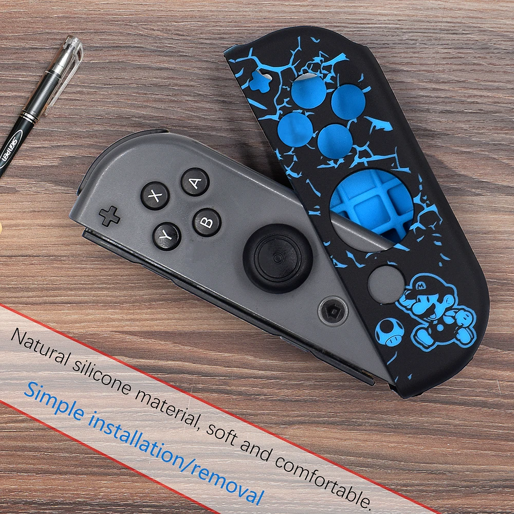 Новинка силиконовый резиновый чехол для Nintendo Switch JoyCon контроллер switch NX NS Joycon