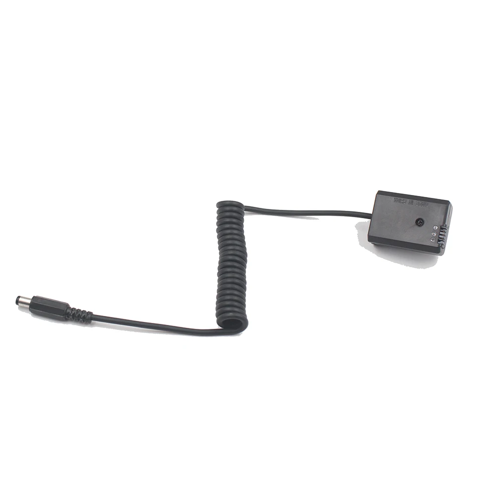 NP FW50 Dummy Battery NP-FW50 Coupler Adapter with Dc Male Connector Power Coiled Cable for Sony A7 A7r A7000 A6500 A6000 A5000 |