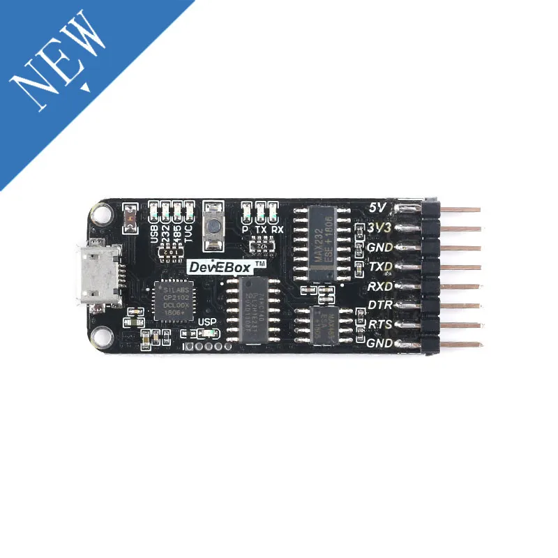 10-в-1 USB к TTL CP2102 последовательному модулю многофункциональная плата порта RS485 RS232 с