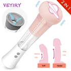 Насос пениса Увеличить Для мужчин t Электрический Мужской мастурбатор Кубок самолета киска пенис задержка тренировки Реалистичная Вагина для секса Секс игрушки для Для мужчин