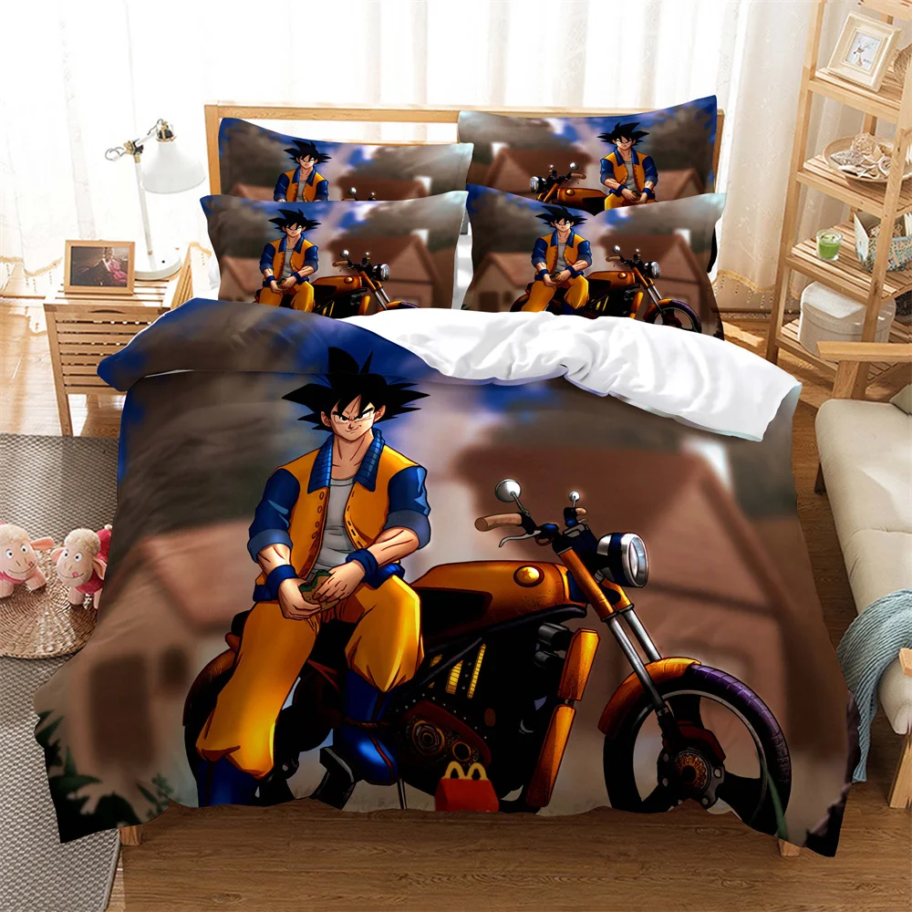 Постельное белье с аниме Комплект постельного белья пододеяльником 3d цифровая