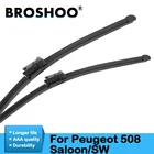 Щетки стеклоочистителя BROSHOO для лобового стекла автомобиля, натуральный каучук, для Peugeot 508, 26 дюймов и 26 дюймов, 2010, 2011, 2012, 2013, 2014, 2015