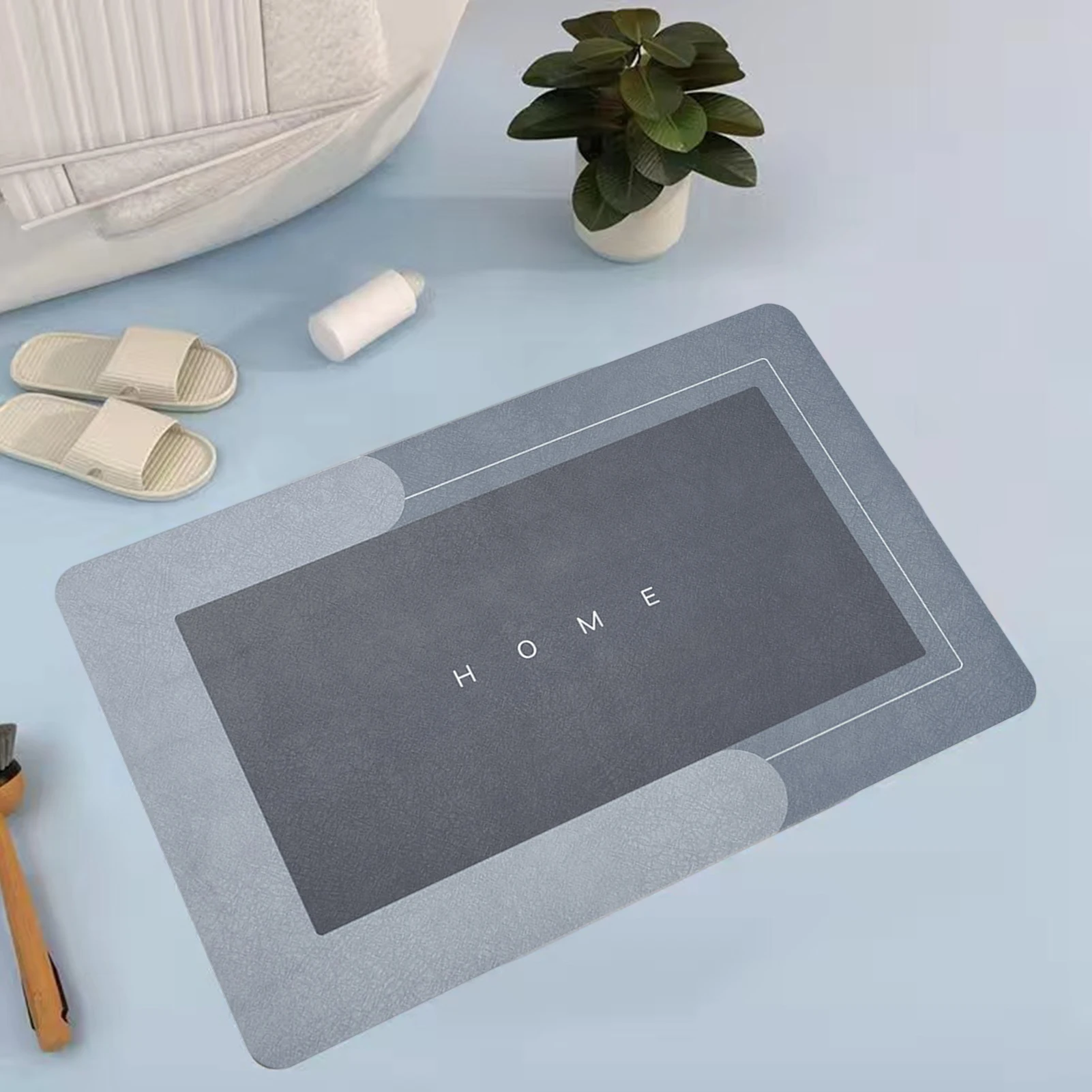 

60x40cm Super Absorbent Bath Mat Floor Mat Quick Drying Rug Mats Bathroom Tub Toilet Non-slip Rug Door Carpet Alfombras De Baño