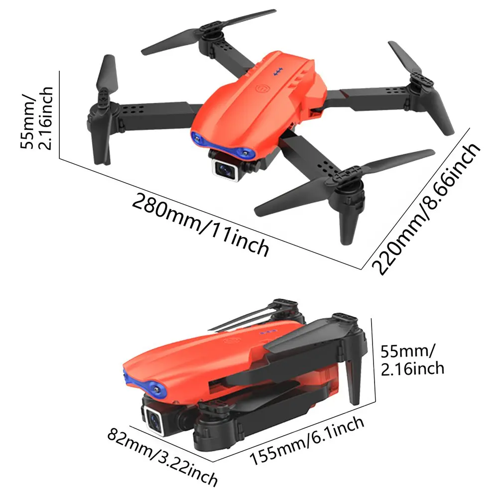 

New K3 Drones 4K HD Dual Camera Foldable Height Drones WiFi FPV 1080p Real-time Transmission RC Quadcopter Toy PK SG906 Pro