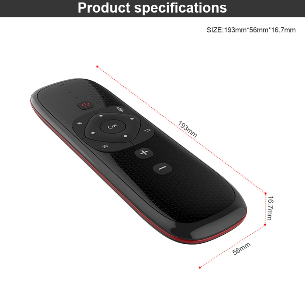 Wechip W2 2 4G Air Mouse беспроводная клавиатура с тачпадом Мышь Инфракрасный пульт