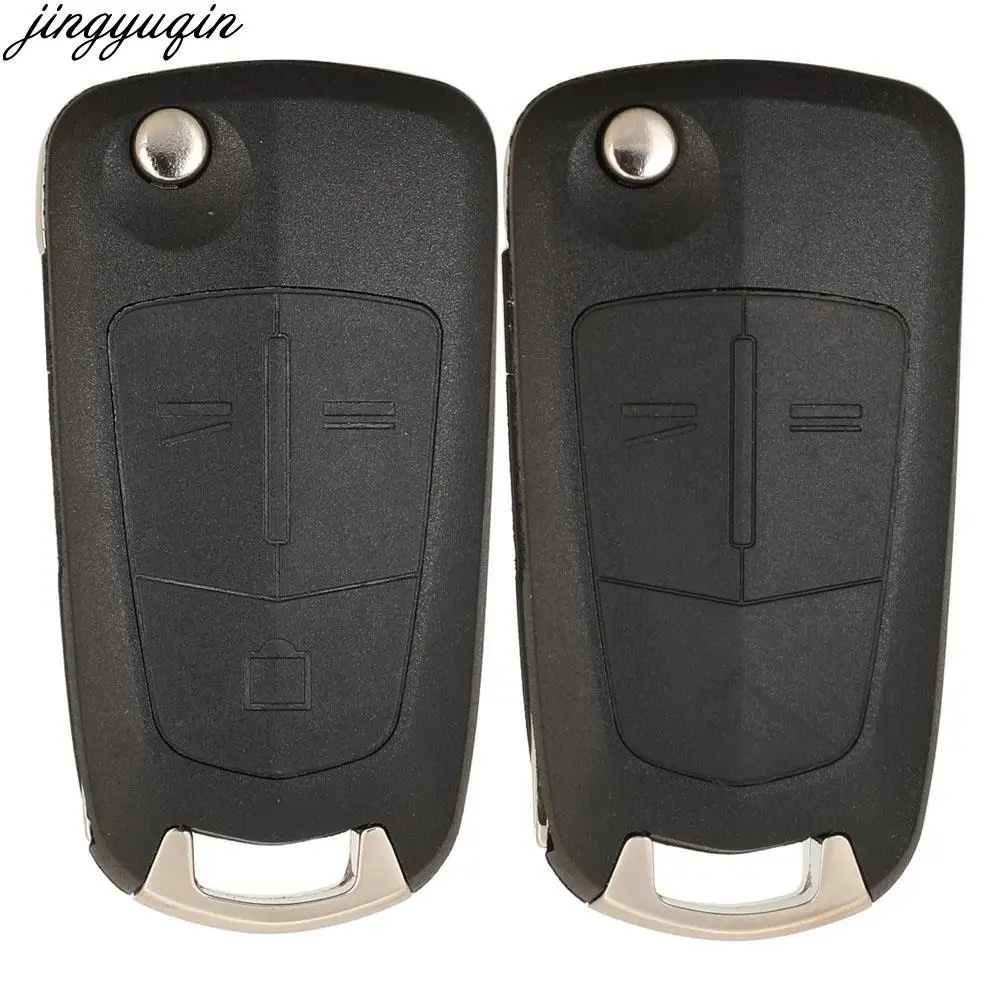

Jingyuqin 5pcs 2/3 Buttons Remote Car Key Case Shell For Opel Antara 2007 2011 Chevrolet Captiva 2006 2012 with DWO5 Blade
