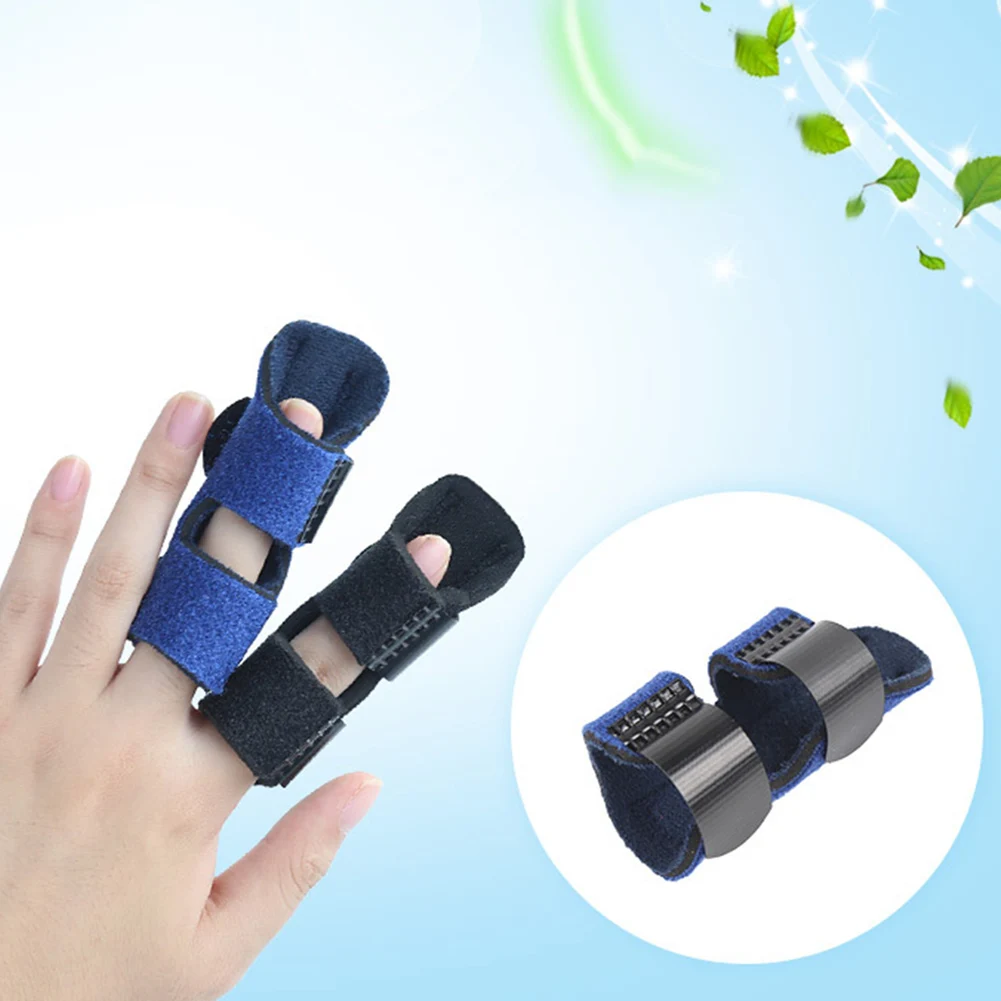 2 Pcs Finger Splints Sport Sleeves Brace for Mallet Arthritis Corrector With Adjustable Tape Bandage | Красота и здоровье