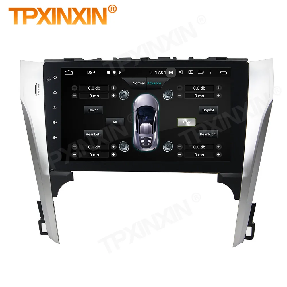 

4+128G Carplay 2 Din Android Screen Multimedia Stereo Receiver For Toyota Camry 2012 2013 GPS Video Radio Audio Player Head Unit