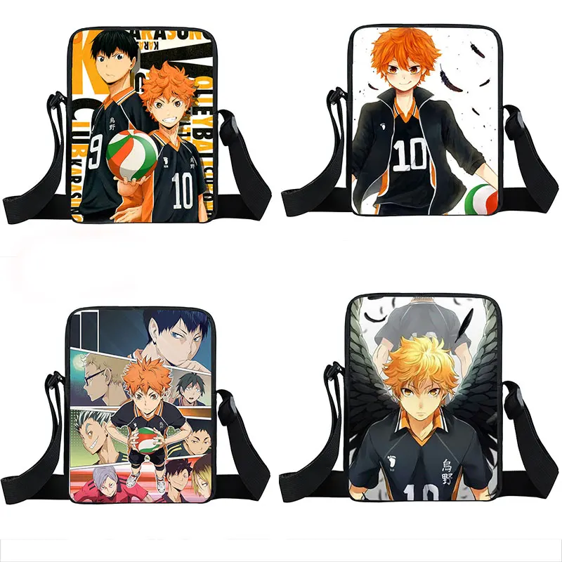 Аниме Haikyuu! Сумка-мессенджер для мальчиков-подростков сумка Aoba Johsai Haikyuu волейбола
