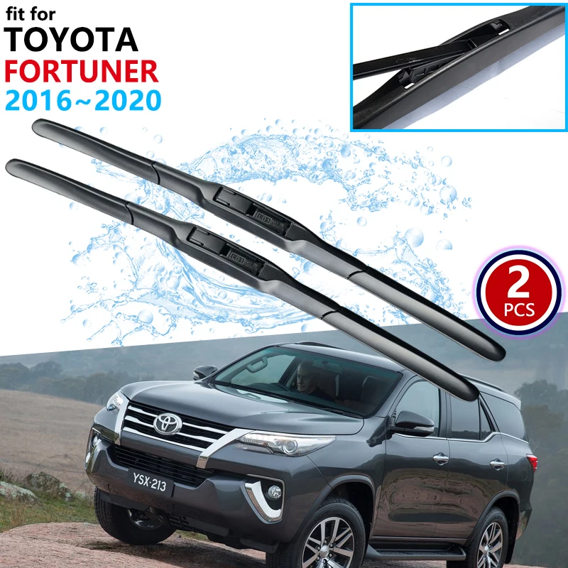 

Car Wiper Blade for Toyota Fortuner SW4 2016~2020 AN150 AN160 Front Windscreen Windshield Wipers 2017 2018 2019 Car Accessories