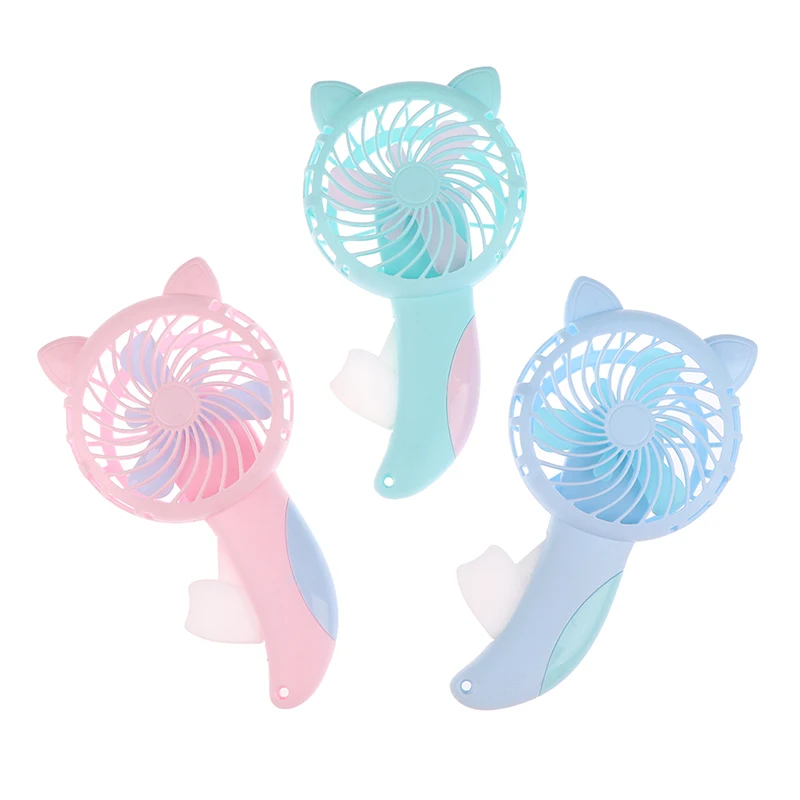Ручной мини вентилятор без аккумулятора Карманный Usb с ручным управлением и