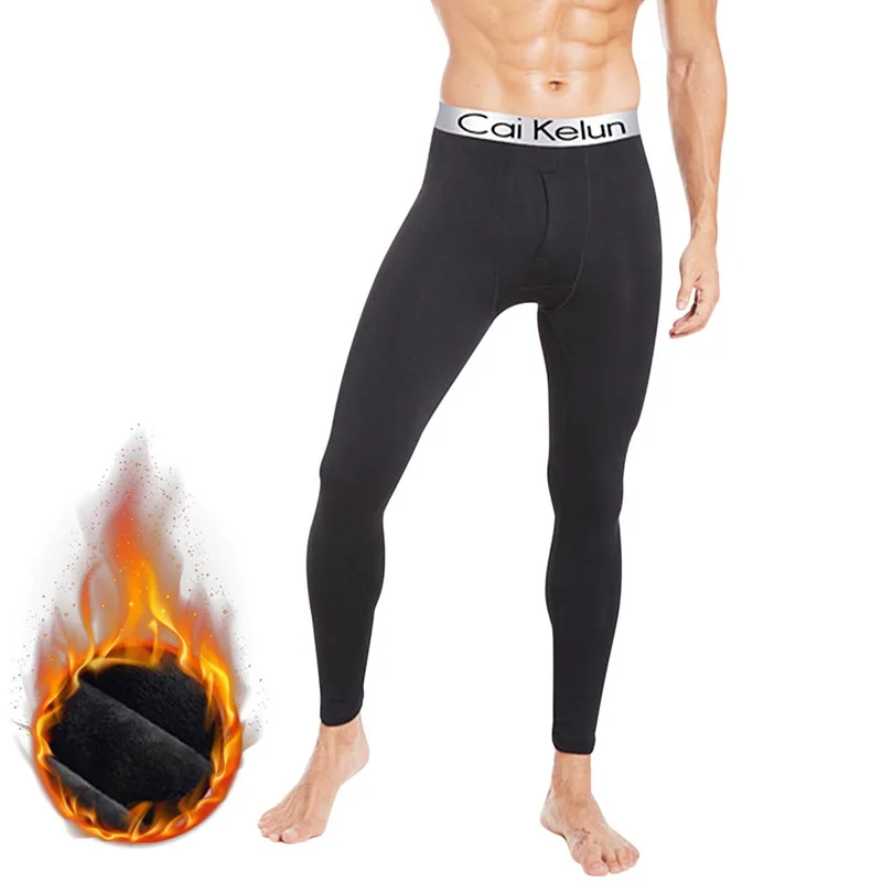 

Nibesser Men Soft Comfortable Long Johns Stretch Thermal Pants Autumn Winter Warm Thermal Underwear Sleep Bottoming Trousers