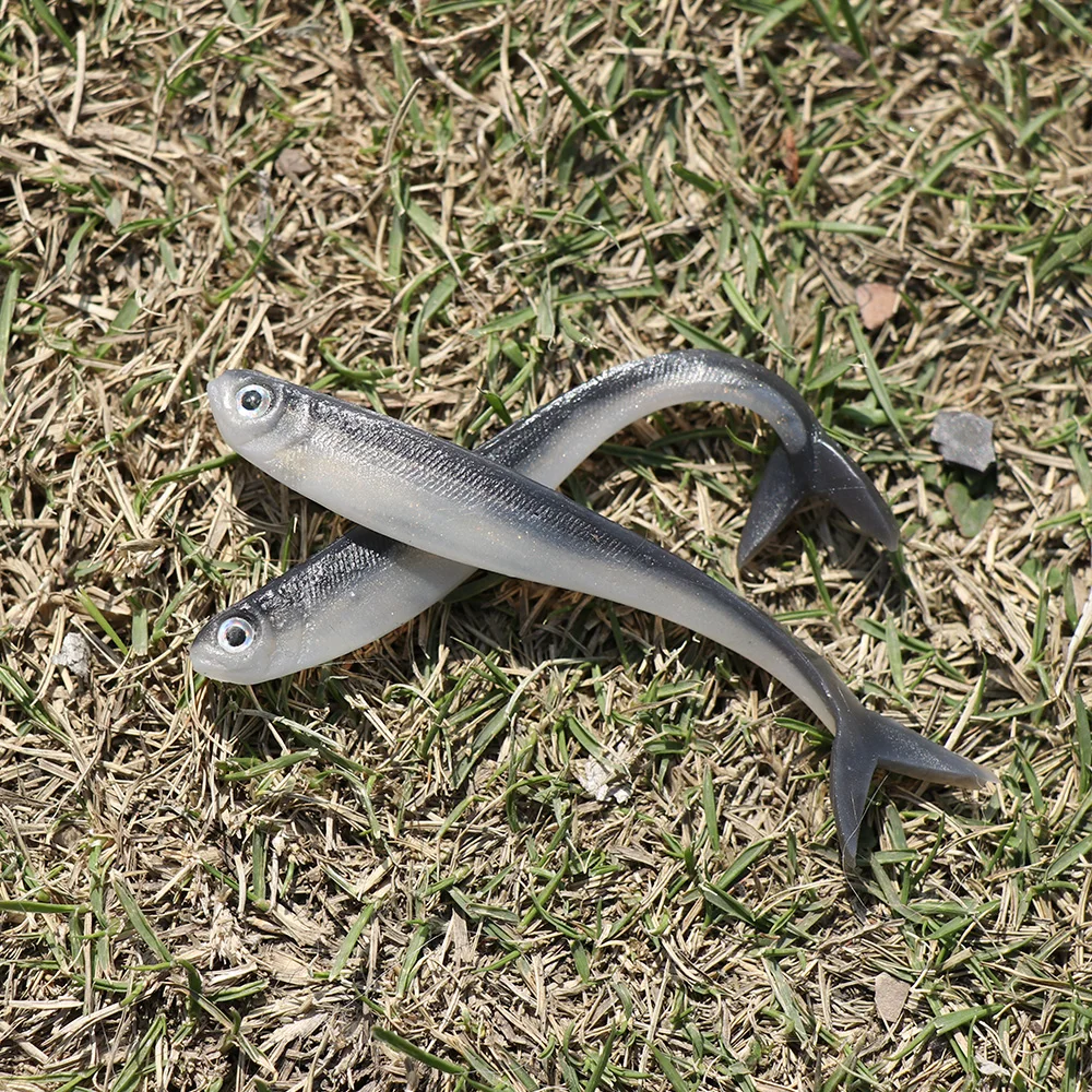 10 шт Мягкие резиновые Шот приманки для ловли карпа черви Рыбная приманка Jig Head 8