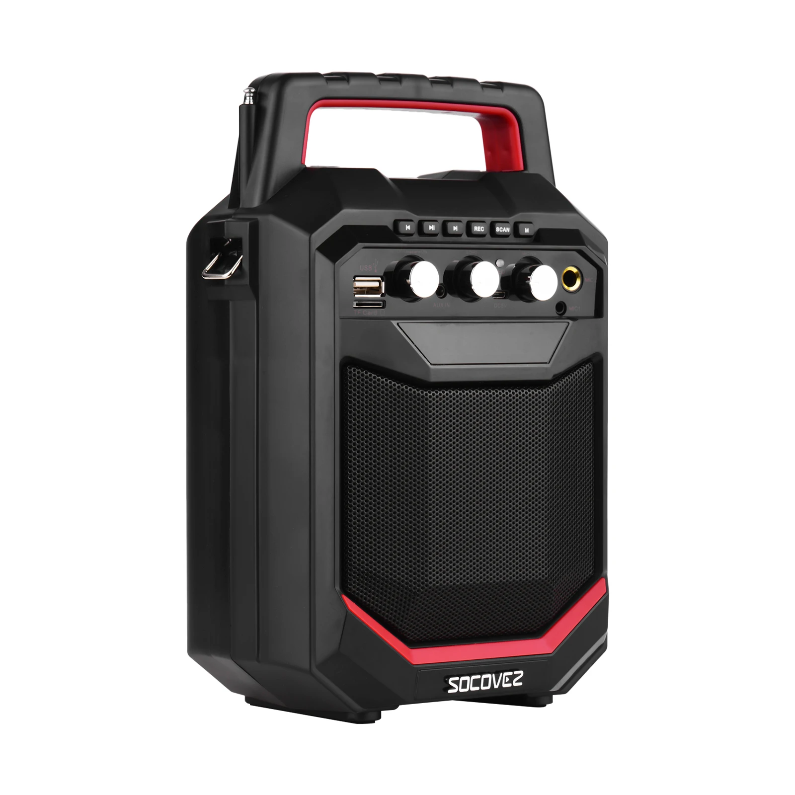 Беспроводная музыкальная Колонка Bluetooth светодиодный экран 20 Вт поддержка флэш