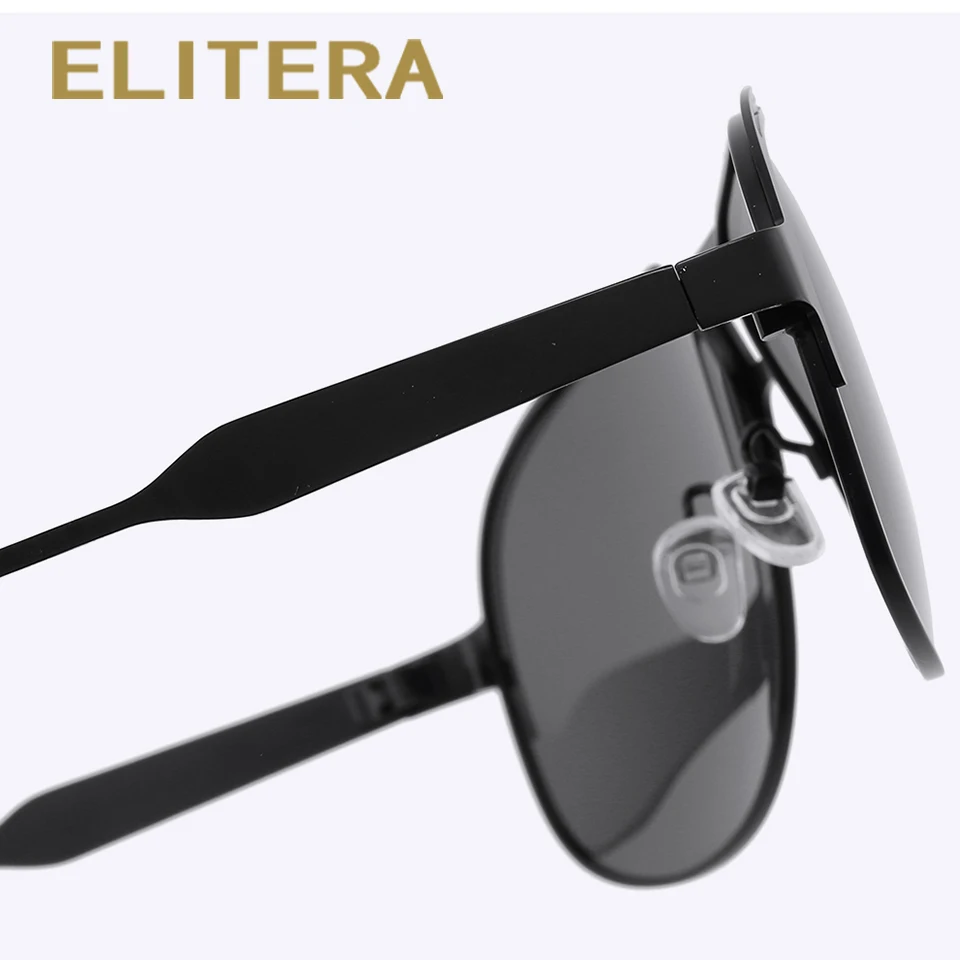 ELITERA фирменный дизайн мужские поляризованные солнцезащитные очки металлические мужские солнцезащитные очки для вождения квадратные Оттенки UV400 Мужские очки