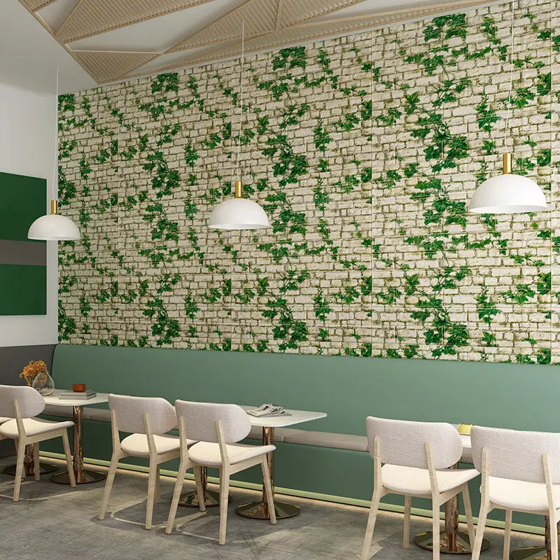 10pcs Real 3D Brick Wall Stickers Home Decor DIY Self-Adhesive Waterproof Rustic Retro Backdrop Brick Panels Old Wall Covering
