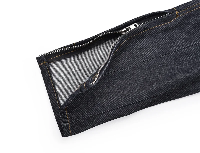 

Black Icon Men Jeans Slim Fit Hi Street Design Fashion Ankle Zipper Jeans For Men Denim Trousers