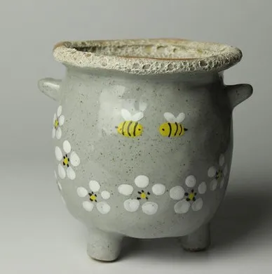 Крупногабаритный грубый керамический цветочный горшок в Корейском стиле с