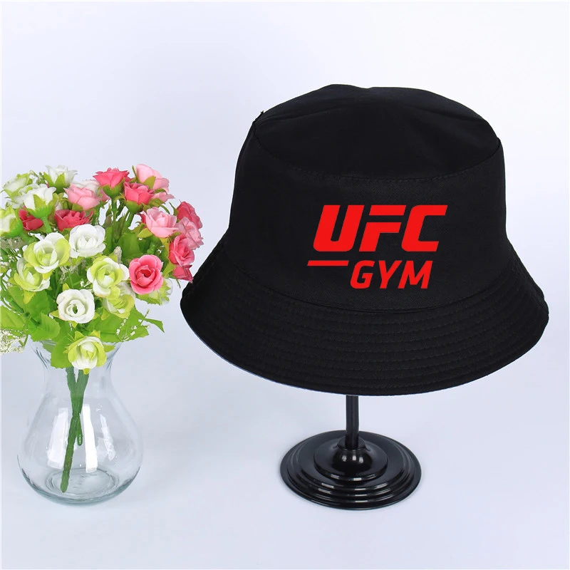 Логотип UFC летняя кепка Женская Мужская Панама, шляпа-Панама плоский солнцезащитный козырек рыбалка, рыбак шляпа