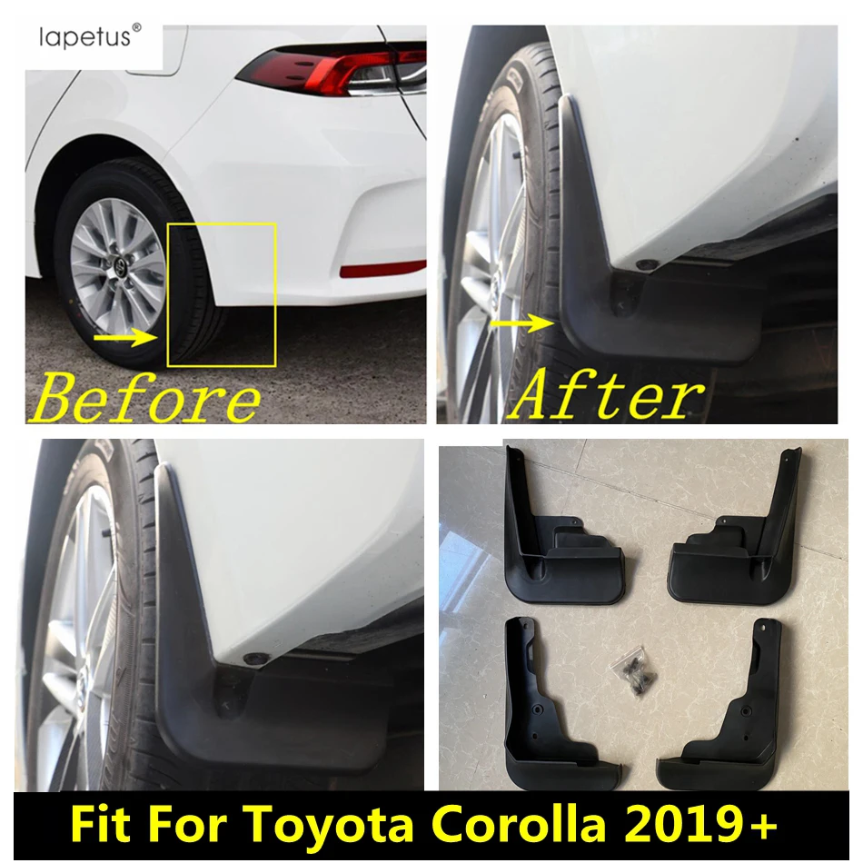 

For Toyota Corolla E210 2019 -2022 Fender Mud Flaps Mudflaps Mudguards Splash Guards Cover Trim Plastic Accessories Exterior Kit