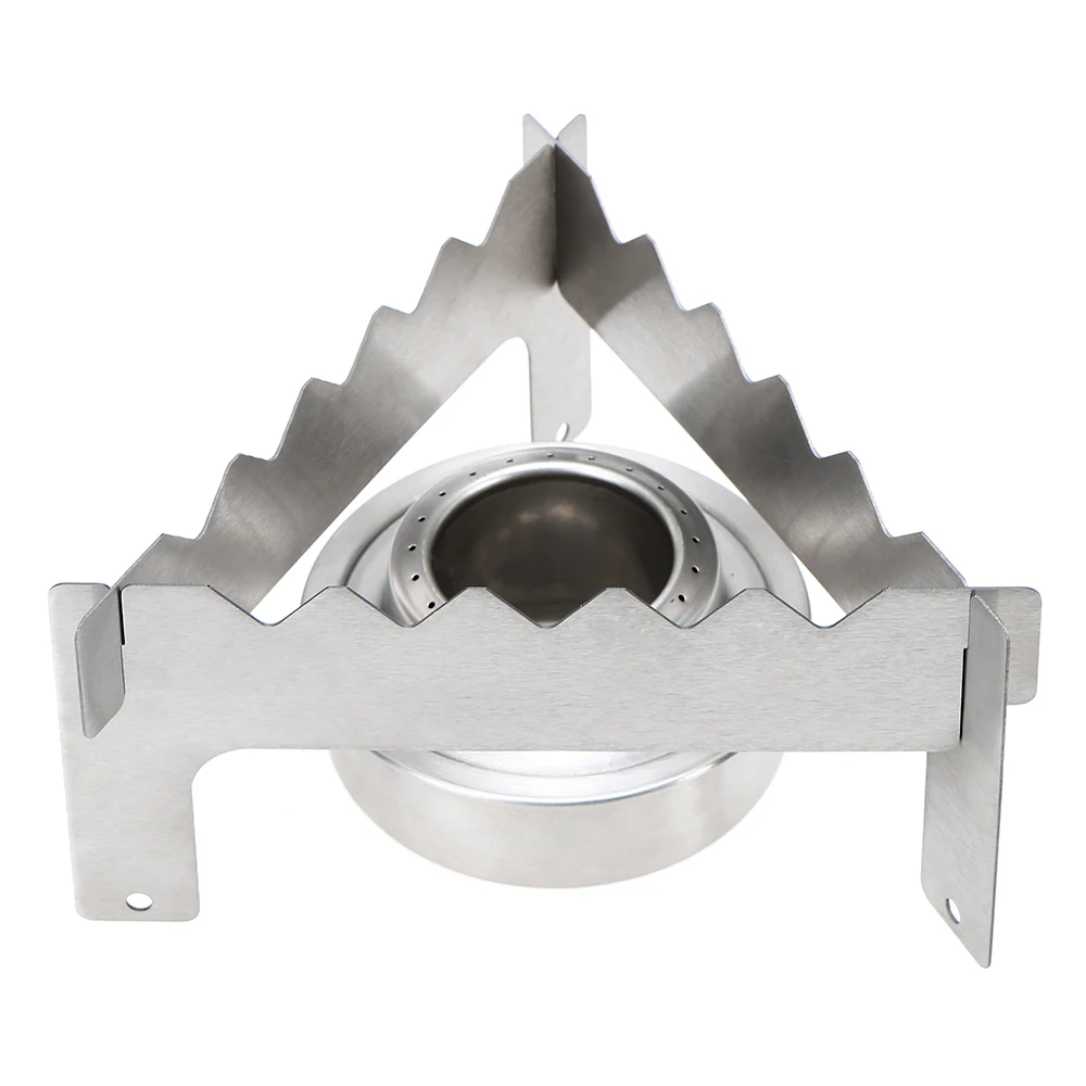 Уличная Сверхлегкая Складная титановая подставка для кастрюль кемпинга пешего