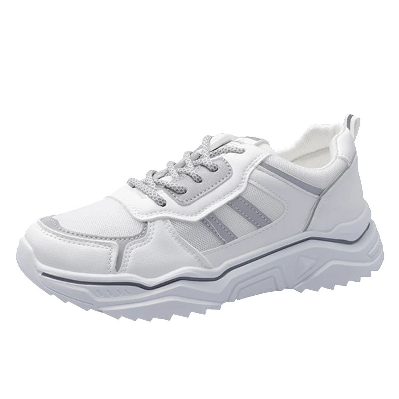

New Sneakers Women 2020 Breathable Mesh Casual Shoes Female Fashion Sneaker Lace Up High Leisure Women Vulcanize Shoe Platform