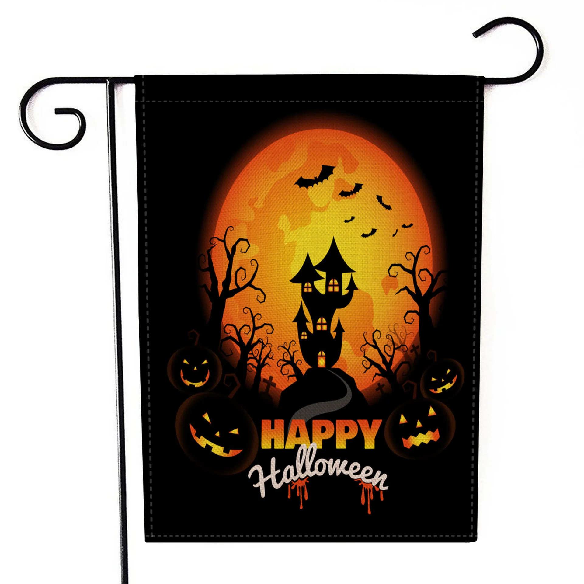 

Funny Halloween Double-sided 3D printed Flag house flag&garden flag Halloween party Flags Hanging House Decoration style-11