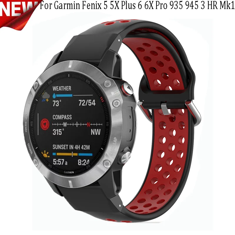 

For Garmin Fenix 6X Pro 6 S60 Watch Easyfit Wrist Band Strap Mk1 5X Plus Watch 26MM 22MM Silicone Quick Release Watchband Strap