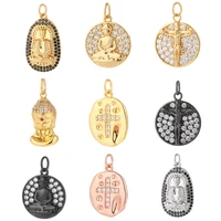 crosses pendant charms for jewelry making bulk jesus buddha designer jewelry charms for diy earrings necklace bracelet copper