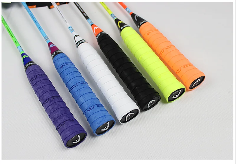 

5Pcs Original Tennis Overgrip PU HEAD Tennis Racket Sweat Band Absorption Grip Badminton Racket Handle Grip Tennis Griptape
