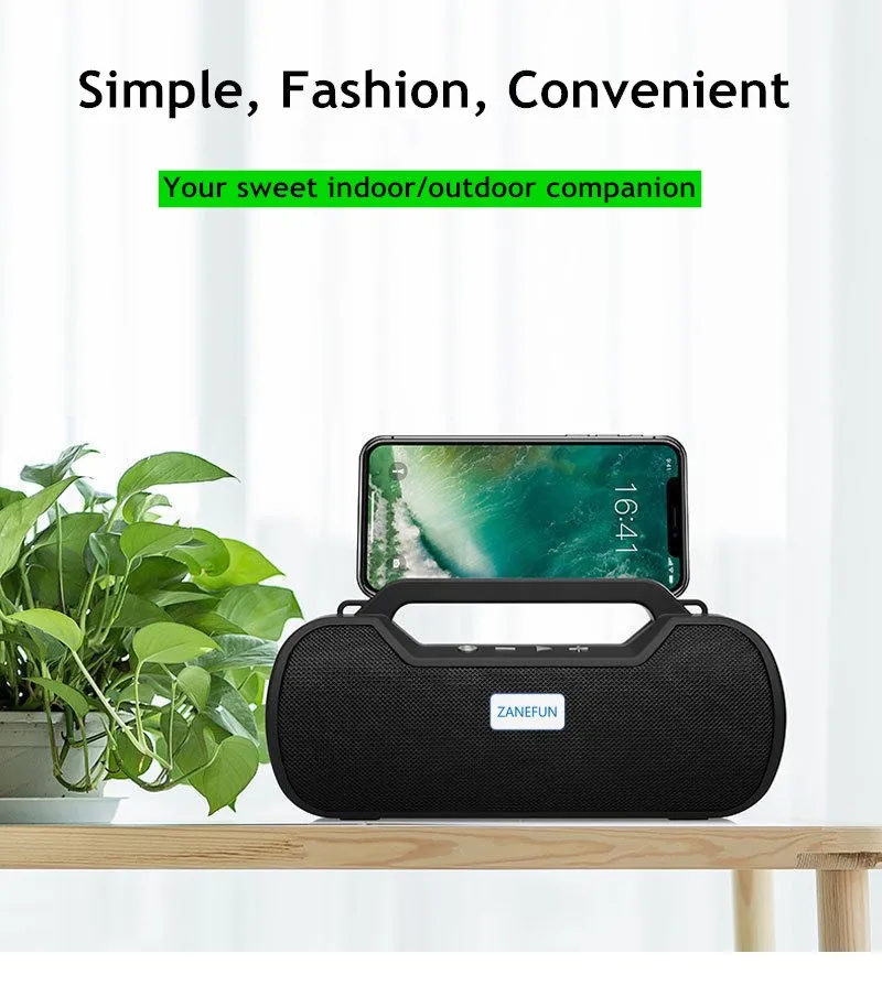 Bluetooth Колонка портативная уличная с поддержкой FM радио и TF карт|Портативные