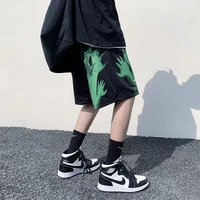 pr mens casual oversize shorts 2021 fashion printed hip hop shorts korean streetwear male shorts