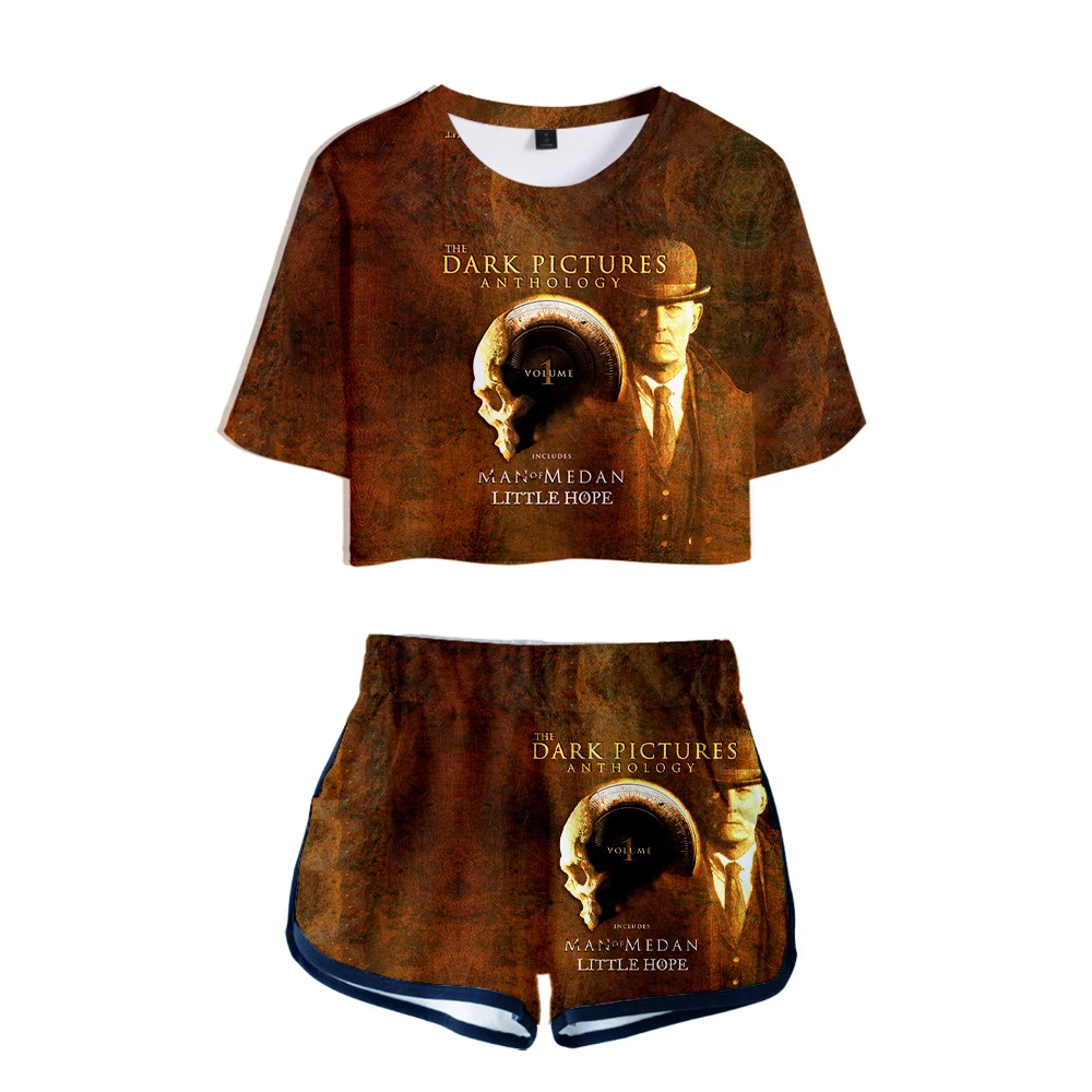 Темные картинки Антология надежды 3D Для женщин комплекты из двух предметов топ и