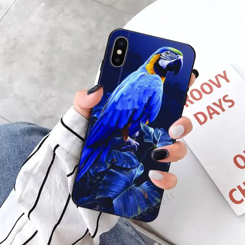

parrot Phone Case for iPhone 11 12 mini pro XS MAX 8 7 6 6S Plus X 5S SE 2020 XR