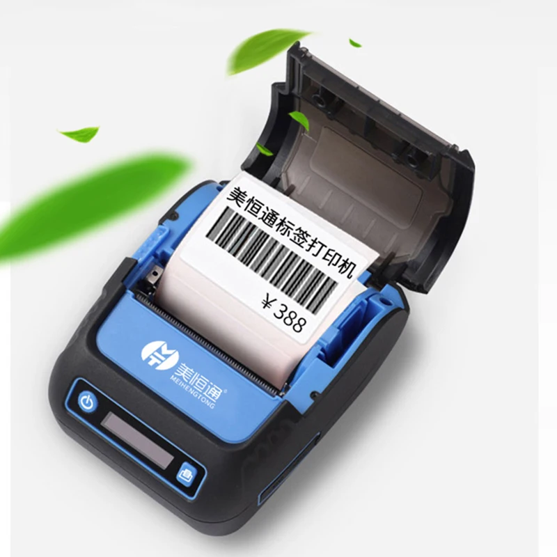 2 дюймовый термопринтер 58 мм мини принтер для чеков с Bluetooth портативный ESC/TSPL/CPCL
