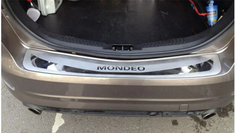 Стайлинг автомобиля для Ford Mondeo 2007 2012 протектор заднего бампера из нержавеющей