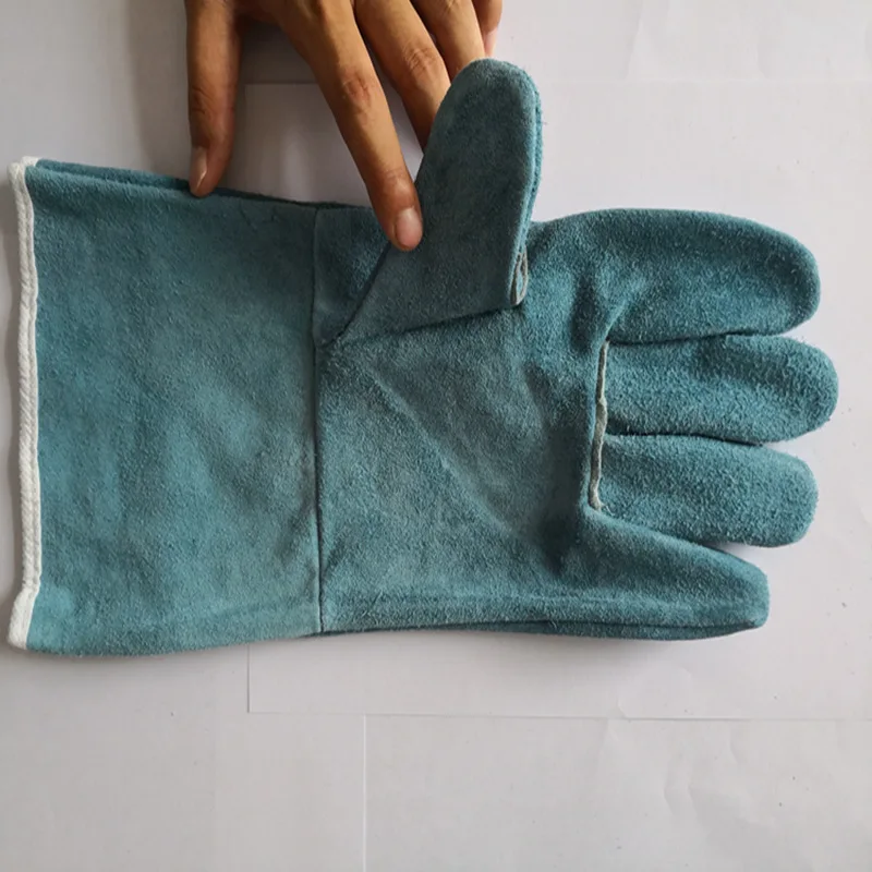 

Бытовые перчатки из усиленной воловьей кожи, термостойкие, устойчивые к ожогу, толстые, износостойкие, полностью из воловьей кожи