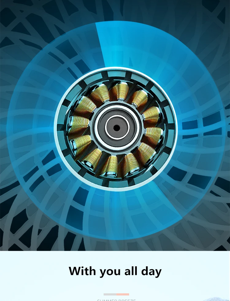 

hand in hand with Mini USB charging small fan small hand-held mute dormitory can use large capacity batteries everywhere