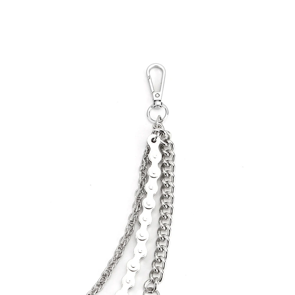 Модный панк хип-хоп трендовый ремень поясной брелок мужские брюки джинсы