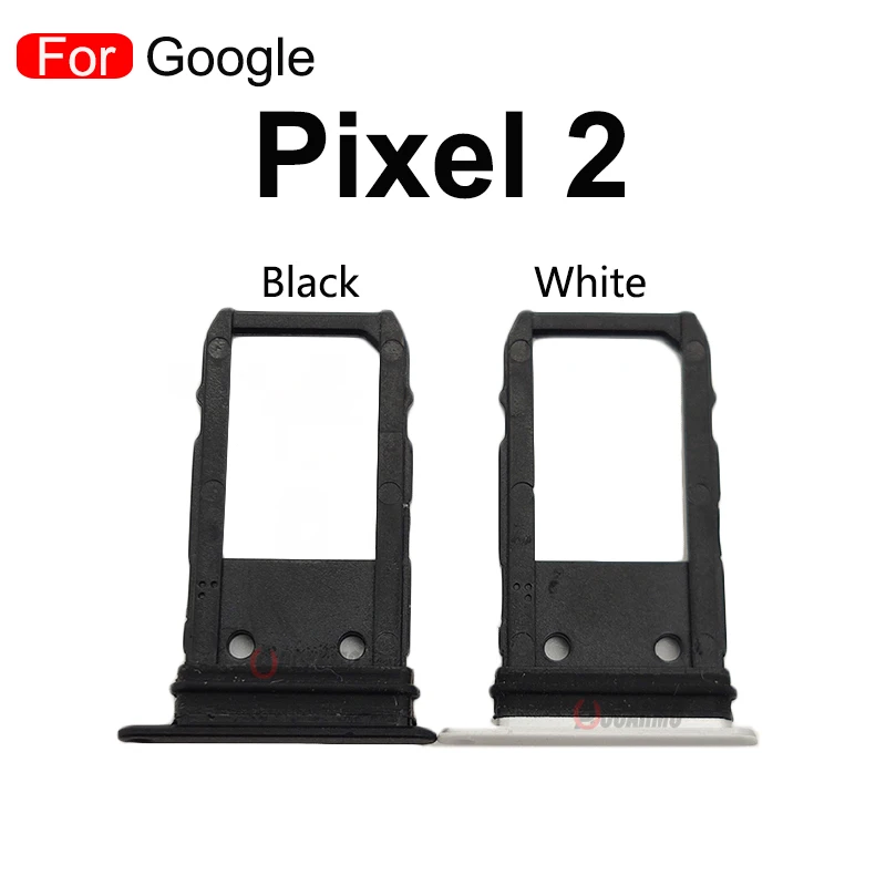 Black / White SIM Card Socket Slot For Google Pixel 2xl 2 XL Sim Tray Holder Repair Replacement Parts | Мобильные телефоны и