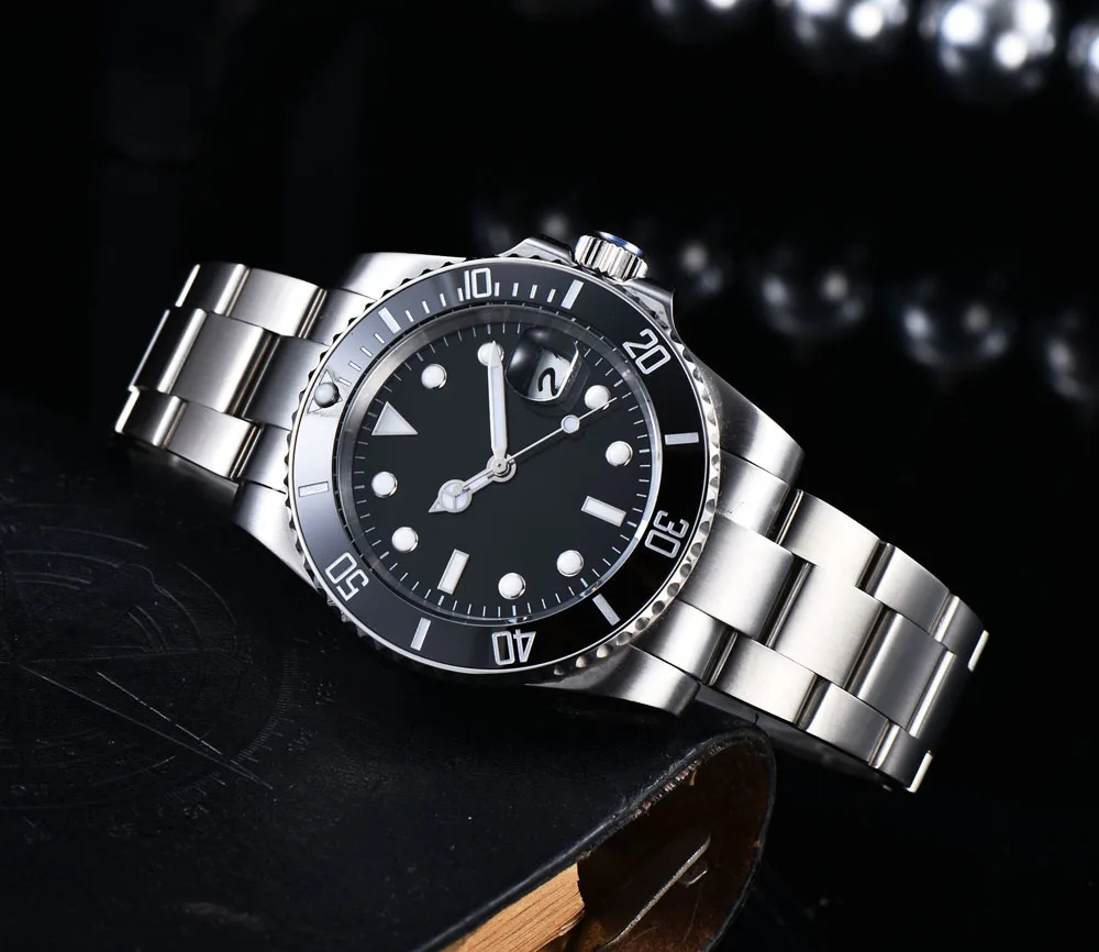 

Watch Black SUB Ceramic Bezel Stainless Steel Silver Case Men's Automatic