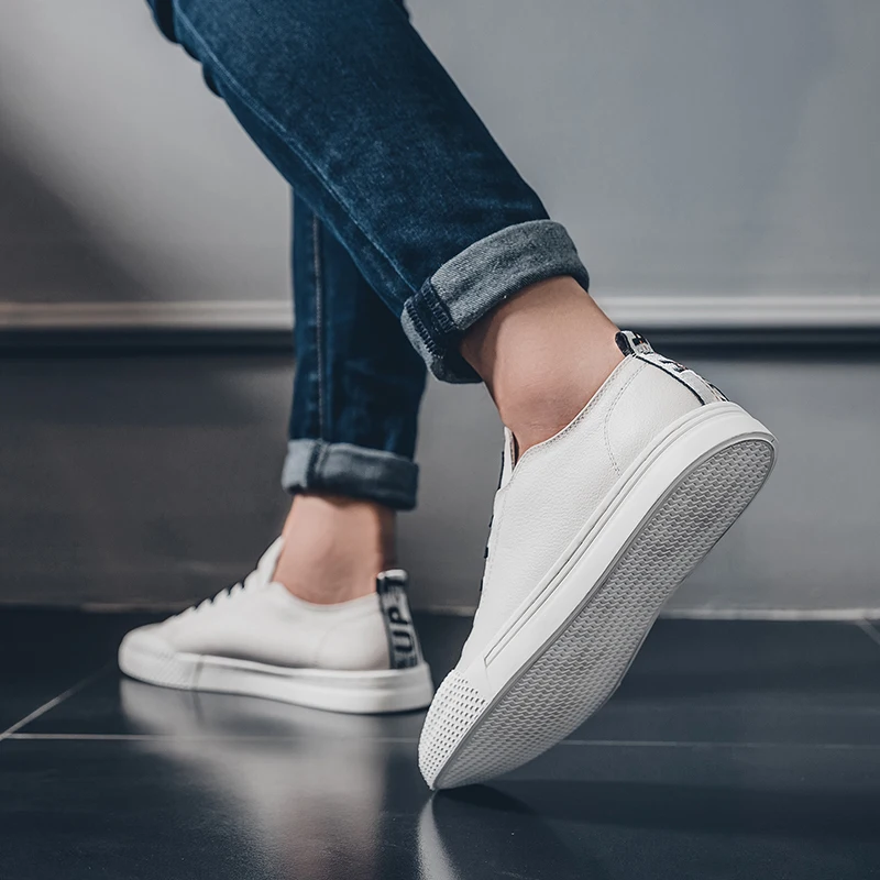 Мужская винтажная обувь ручной работы мужские кроссовки из натуральной кожи