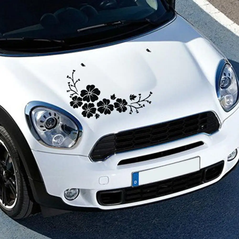 Flower Blossom Car Decal Sticker Auto Truck Bumper Door Window Decor Car-Styling Vinyl Stickers Water-resistant High stickiness |