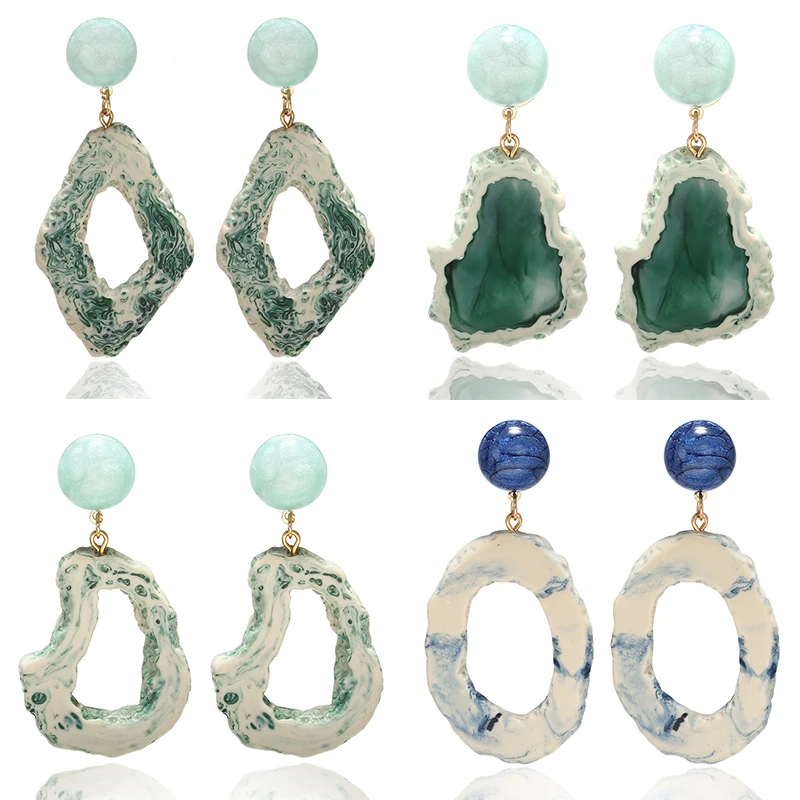 Бесплатная доставка женские серьги Роскошные корейские японские богемные милые