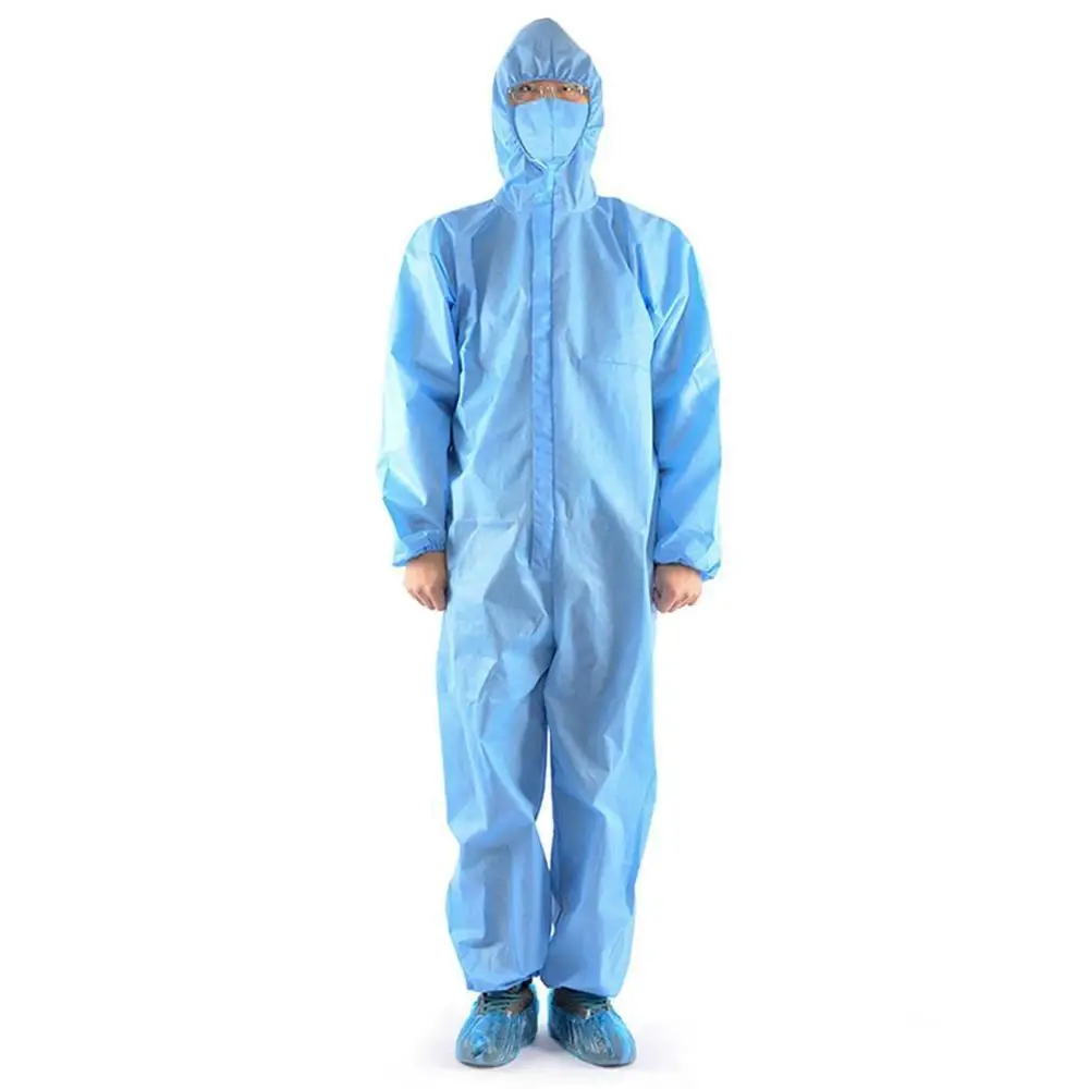 В наличии цельный изоляционный костюм для лаборатории без пыли чистая одежда